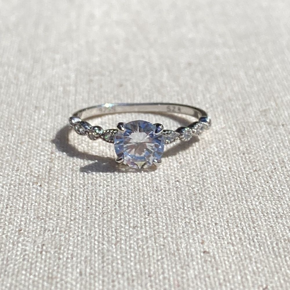 💛 925 Fancy Brillant CZ Ring